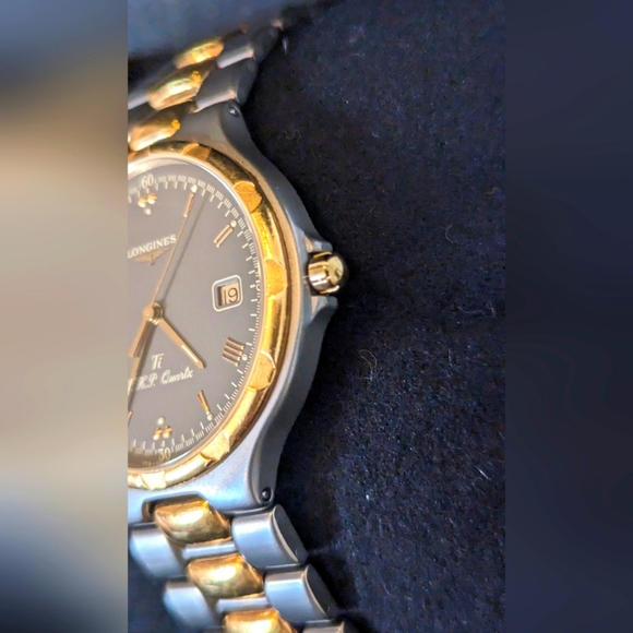 Longines Ti Conquest Titanium 18k Gold Plated Quartz Unisex watch - Picture 9 of 13